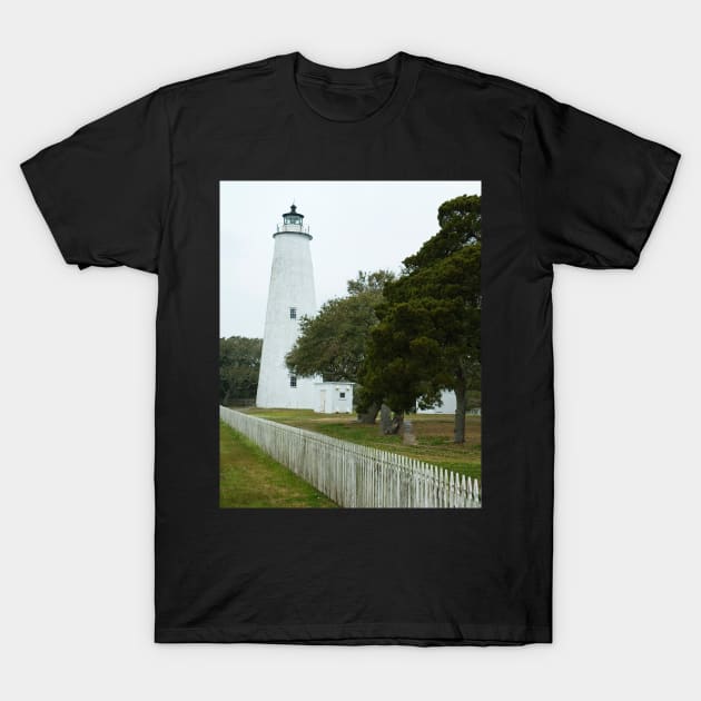 Oracoke Lighthouse T-Shirt by wolftinz